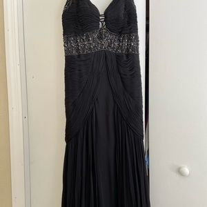 Evening gown black